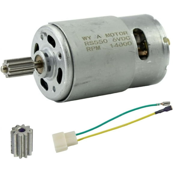 CHANCS Magnetic Gear Motor 550 DC 6V 14000RPM Motor Drive Engine Accessory for Remote Control Car Kids RC Car