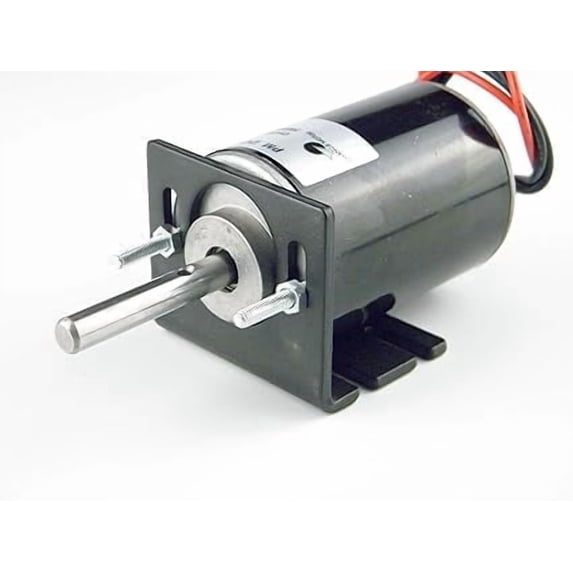 CHANCS Mini Electric Permanent Magnet Motor Motors Mounting Bracket Black CH-3420 24V DC 7000RPM Minor Shaft Upgrade Motor