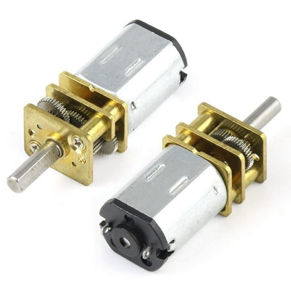 CHANCS N20 DC Gearbox Motor 6V 30RPM Small Volume Speed Reduction Small Motor for Electronic Equipment 2PCS