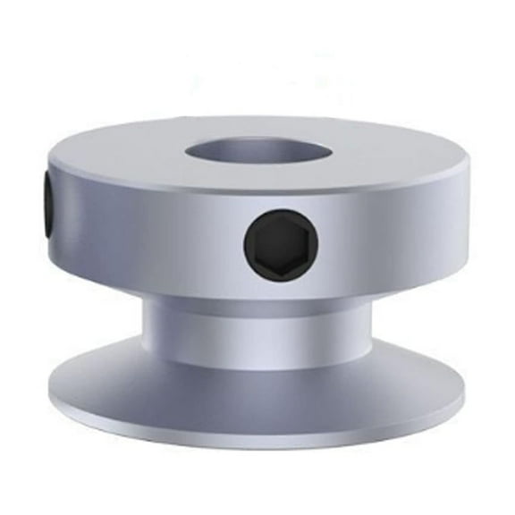 CHANCS Outer Diameter 30mm Single Groove Pulley 6mm Fixed Bore Pulley for Drilling Machine 6MM PU Round Belt