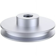 CHANCS Outer Diameter 60mm Single Groove Pulley Fixed Bore16mm Pulley for Drilling Machine 6MM PU Round Belt