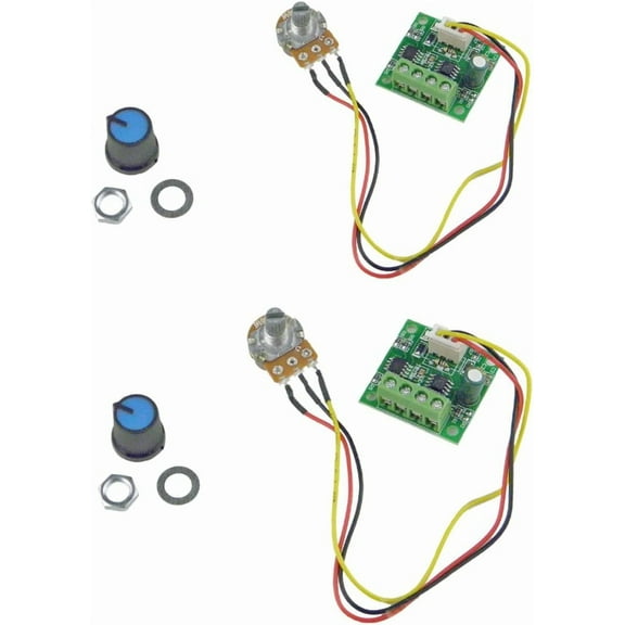 CHANCS PWM Speed Controller DC 1.8V-15V 2A Motor Control Module Control Board PWM Driver Board 2PCS