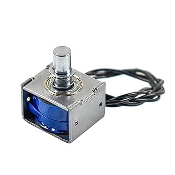 CHANCS Push Pull Solenoid 5mm Stroke DC 3V 6V Micro Solenoid Electromagnet for Small Devices