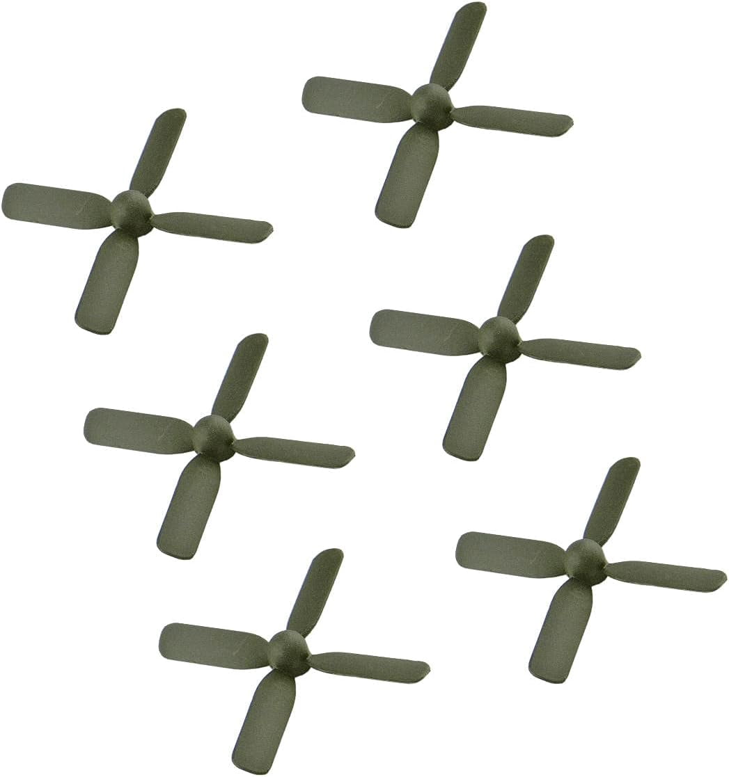CHANCS Hélice 4 Pales 50x50mm – Diamètre 0,7mm – Pour Avion Solaire Et Hélicoptère RC – Lot De 2