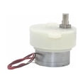 thumbnail image 1 of CHANCS Small DC Gear Motor JS-30 DC 5V 3RPM Double Flat Shaft Gear Electric DC Motor Low Speed for Rotating, 1 of 2