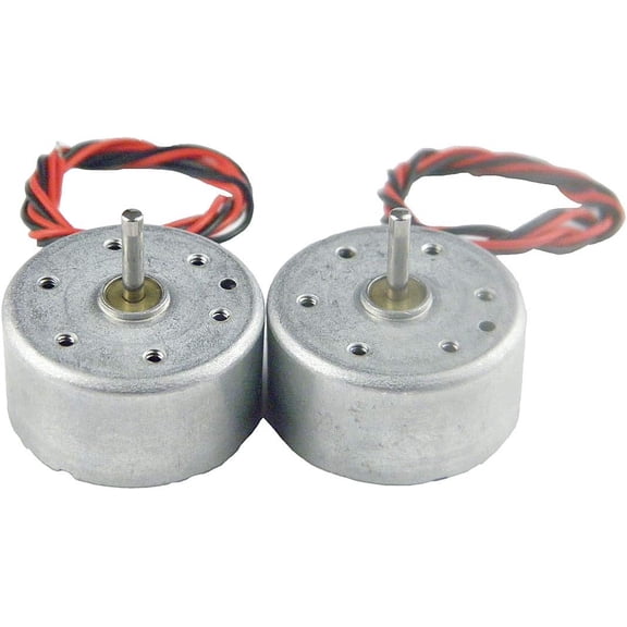 CHANCS Small Motor DC Motor Gear 3V-6V 300 DC 2500RPM 4700RPM for DIY Toys 2PCS