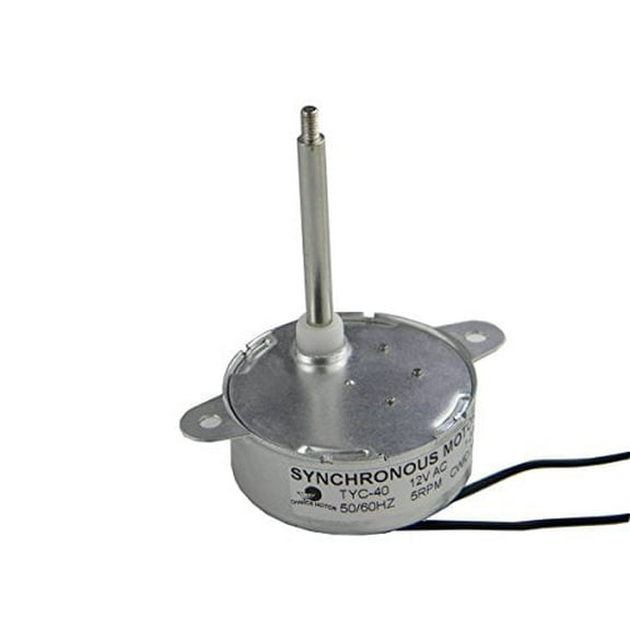 CHANCS Synchronous Motor TYC-40 AC 12V 5RPM Shaft Length 4.6cm for Fiber Optic Christmas Ornament