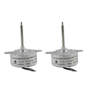 CHANCS TYC-40 110V AC Small Gear Synchro Motor TYZ42 5-6RPM 46mm CW/CCW Micro Motor Slow Speed Electric Motor 2PCS
