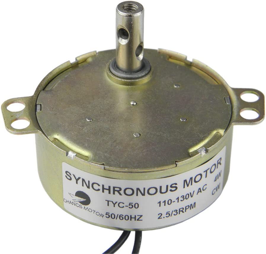 Chancs Motor Sinkron TYC 50 AC 12V 15 18 Rpm Listrik Motor CW/CCW 4W