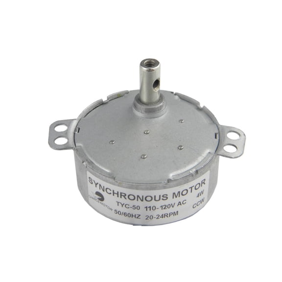 CHANCS TYC-50 Small Synchronous Gear Motor 110V AC 20-24RPM CCW 4W Electric Motor for School Project