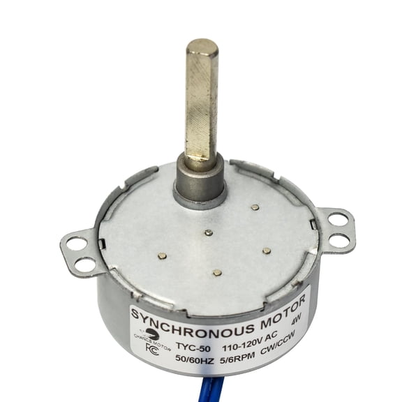 CHANCS TYC-50 Synchronous Motor Turn Table 110V AC 5-6RPM CW/CCW Shaft 40mm Small Gear Motor