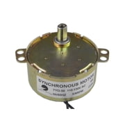 CHANCS TYD-50 Small Synchronous Gear Motor AC 110V 5-6RPM CCW Torque Flush Shaft 11mm for School Project