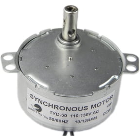 CHANCS TYD-50 Small Synchronous Geared Motor 110V AC 10-12RPM 4W CCW Electric Motor
