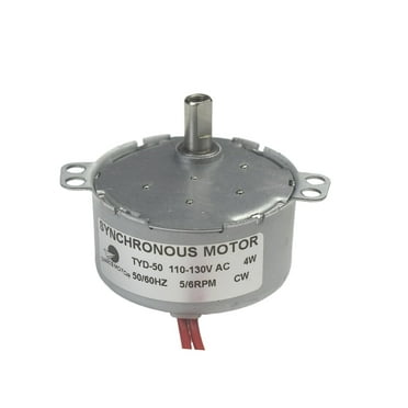 CHANCS TYD-50 Synchronous Motor Turn Table 110V AC 5-6RPM CW Flush Shaft 14.5mm Small Gear Motor CW
