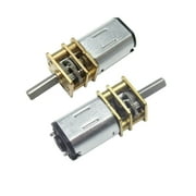 CHANCS Variable Speed Motor N20 6V DC 20RPM Gearbox Micro Electric Motor with Torque Geared for Electronic Toys Mechanical Arms 2PCS