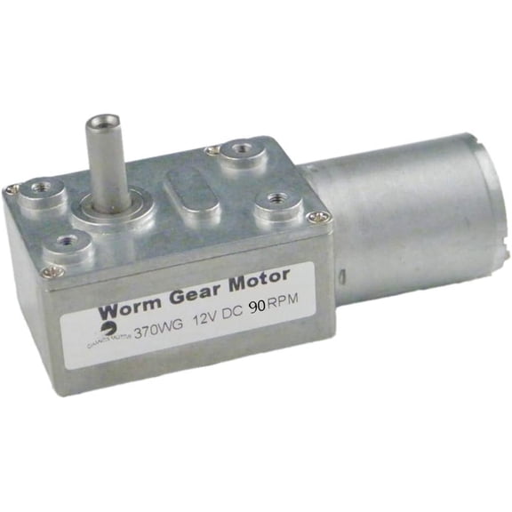 CHANCS Worm Geared Drive Motor 370WG 12V DC 90RPM for Range Hood Nesting Machine Smart Equipment