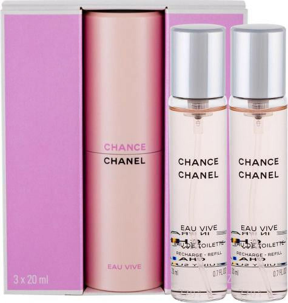 CHANEL CHANCE EAU VIVE 3 X 0.68 EAU DE TOILETTE SET FOR WOMEN 