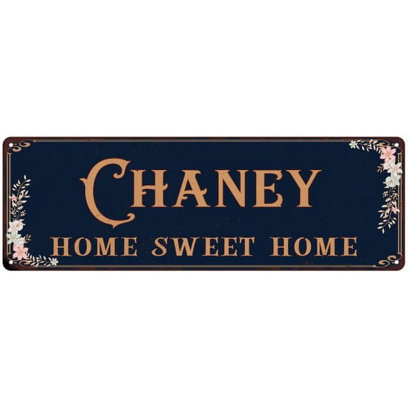 CHANEY Home Sweet Home Victorian Look 6x18 Metal Sign 106180046616