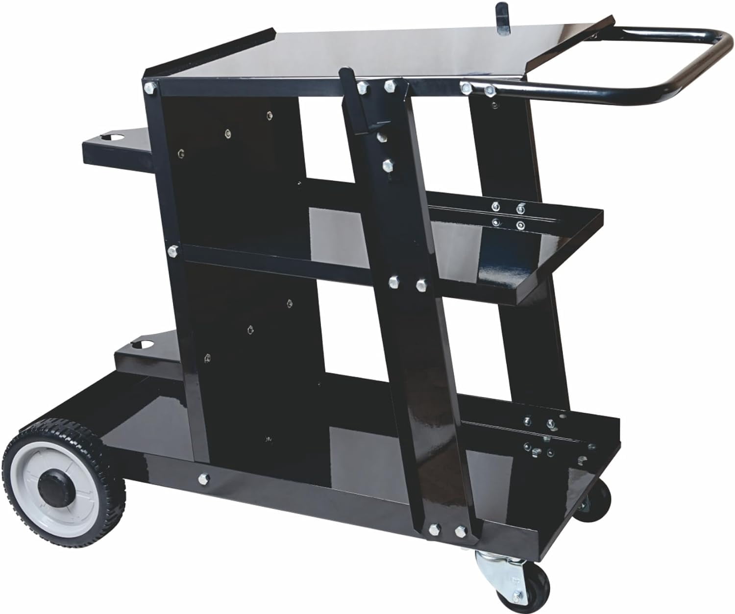 CHANGBO Multi Function 3 tier Welding Cart. TIG, MIG, Stick or Plasma, gas bottle and accessory storage.