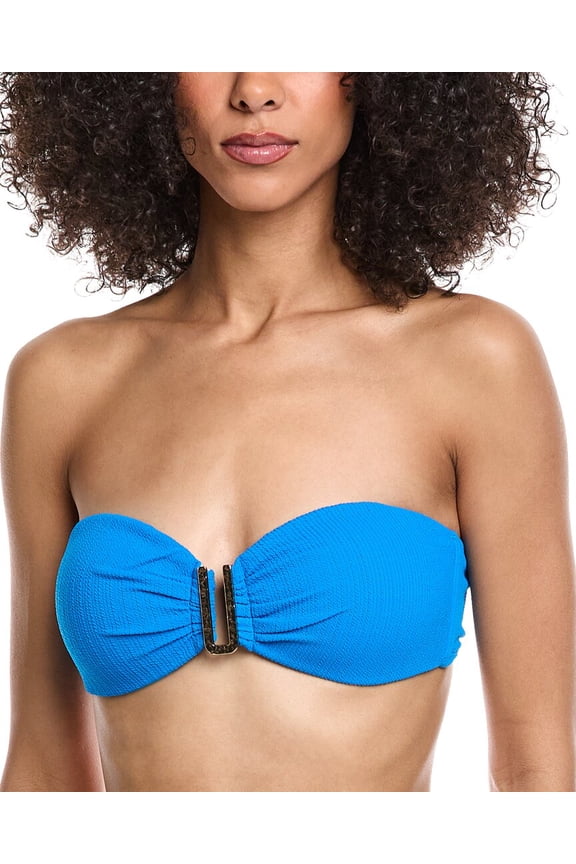 womens  Cindy Bikini Top, l, Blue