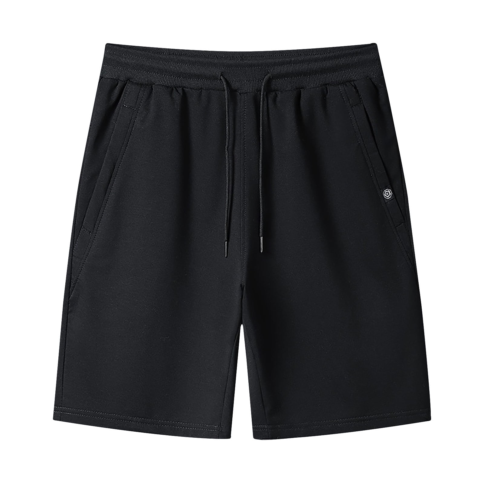 CHANGMOO Mens Cotton Shorts With Pockets Lightweight Comfort Big And