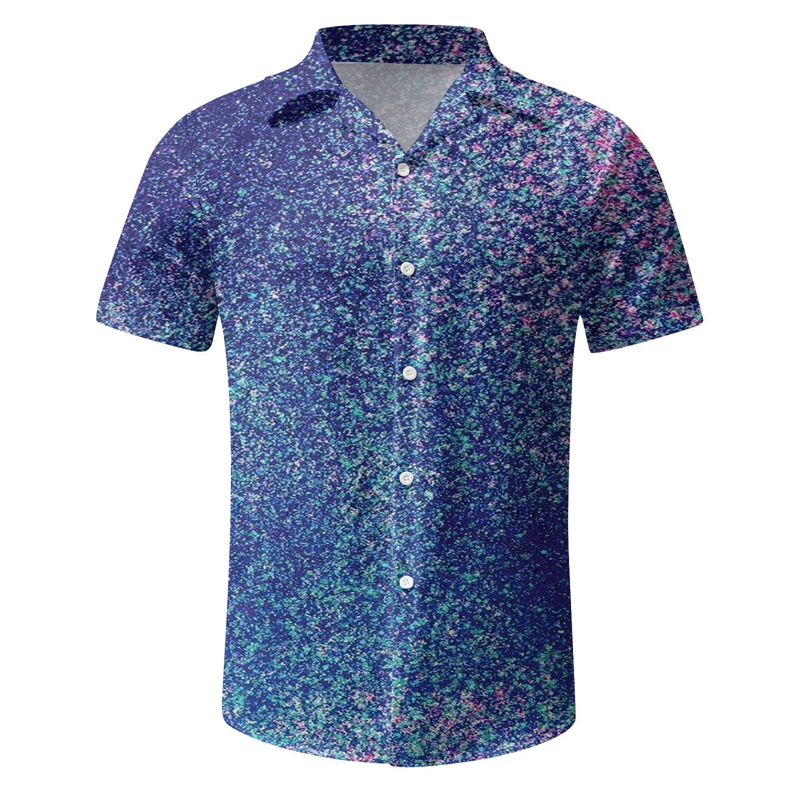 CHANGMOO Slim Fit Hawaiian Shirts for Men Button Down Men's Hawaiian Shirts Board Mens Short