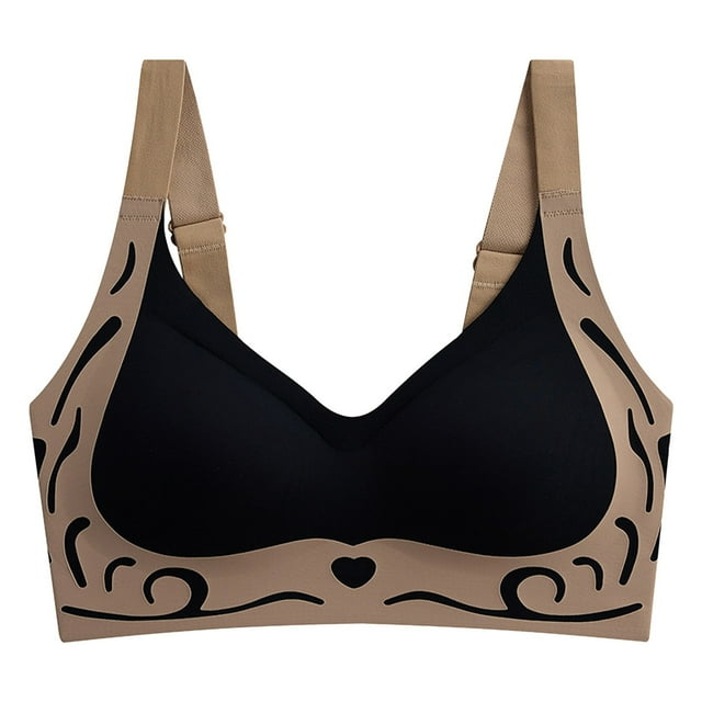 CHANGMOO Super Soft Wireless Lightly Lined Comfort Bra Seamless