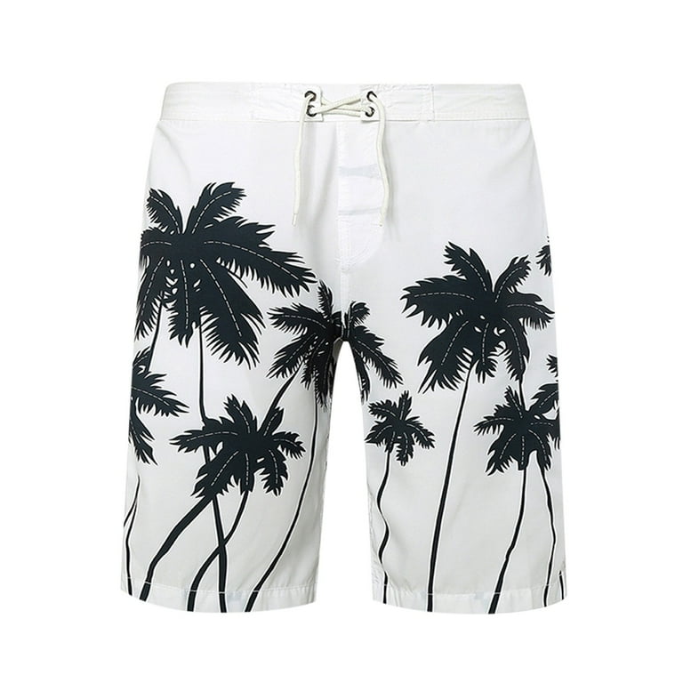CHANGMOO Swim Print Beach Breathable Holiday 13 Inch Swim Trunks Men Mens Board Shorts 13 Inch Inseam Walmart
