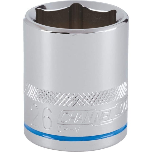CHANNELLOCK Drive Shallow Metric Socket 302829
