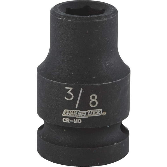 Channellock Drive Shallow Standard Impact Socket - Steel, Multicolor, Model 302879