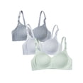 thumbnail image 1 of CHAOYUNYI 3/5 Pack Lightly Padded Bras for Girls,Teens and Petite Women,Solids Training Bras Adjustable Strap Youth Sports Bras, 1 of 7