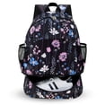 thumbnail image 1 of CHAOYUNYI Dry Wet Gym Backpack with Shoe Compartment for Women Water Resistant Sports Bag for Swimming Beach Yoga Travel, Dreamy Flower L, 1 of 8