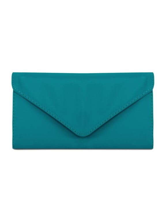 Card Holder Women's Envelope Wallets, Green