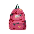 thumbnail image 1 of CHAOYUNYI Cute Bag Heart Print Backpack Adjustable Shoulder Straps Compact Size for School Students，Travel，Daily Use, 1 of 7