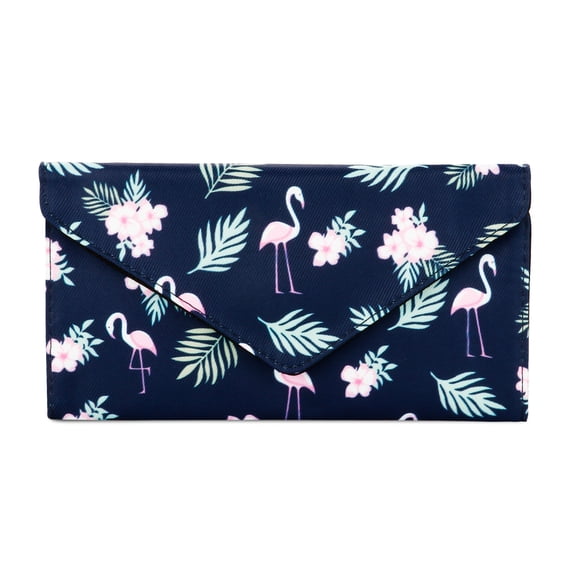 CHAOYUNYI Card Holder Women's Envelope Wallet, Animal, Pink