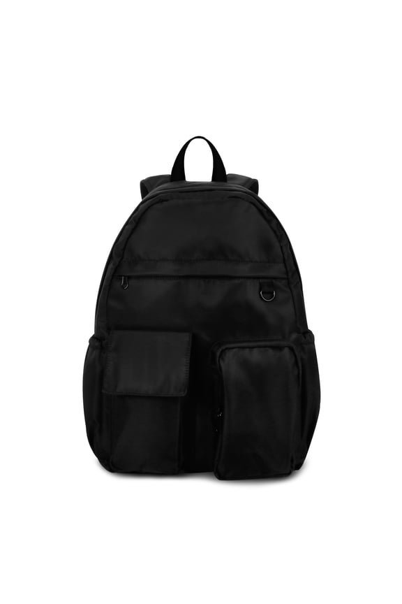 Women's Water-resistant Daypack Backpack, 15.6 Inch Laptop Compartment & Anti-Theft Pocket, Adjustable Padded Straps for Commuting, Travel, Work, College, Black
