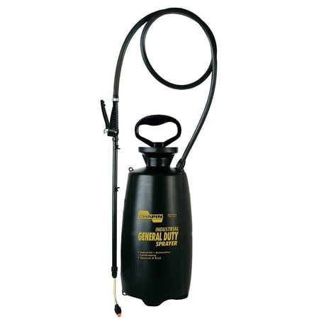 CHAPIN 2553E Chemical Sprayer, 3 gal Tank, 3 in Fill Opening, Poly Tank, Poly Handle