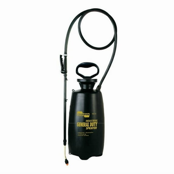 CHAPIN 2553E Chemical Sprayer, 3 gal Tank, 3 in Fill Opening, Poly Tank, Poly Handle