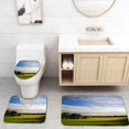 thumbnail image 1 of CHAPLLE Beautiful Well maintained Golf Course an Overcast Sky 3 Piece Bathroom Rugs Set Bath Rug Contour Mat and Toilet Lid Cover, 1 of 2