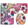 thumbnail image 1 of CHAPLLE Best Football 3 Piece Bathroom Rugs Set Bath Rug Contour Mat and Toilet Lid Cover, 1 of 2