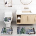 thumbnail image 1 of CHAPLLE Christmas Fairyland 3 Piece Bathroom Rugs Set Bath Rug Contour Mat and Toilet Lid Cover, 1 of 2