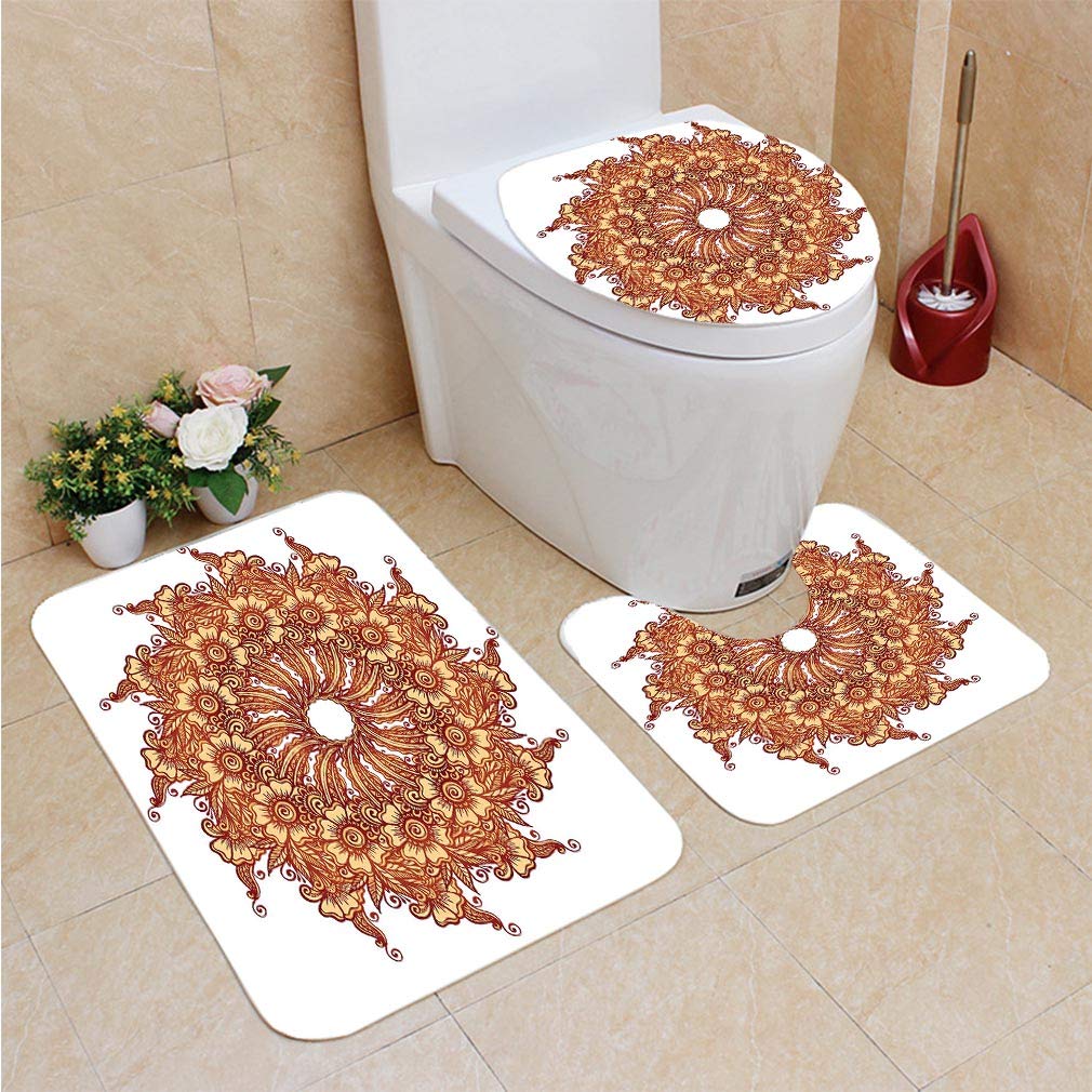 CHAPLLE Henna Eastern Civilization Inspired Floral Tattoo Mehndi Motif ...