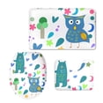 thumbnail image 1 of CHAPLLE Jinse-floral770 3 Piece Bathroom Rugs Set Bath Rug Contour Mat and Toilet Lid Cover, 1 of 2