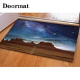 thumbnail image 1 of CHAPLLE Monument Valley Under a Night Starry Sky 3 Piece Bathroom Rugs Set Bath Rug Contour Mat and Toilet Lid Cover, 1 of 2