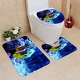 thumbnail image 1 of CHAPLLE Real nemo 3 Piece Bathroom Rugs Set Bath Rug Contour Mat and Toilet Lid Cover, 1 of 2