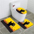 thumbnail image 1 of CHAPLLE Zombie 3 Piece Bathroom Rugs Set Bath Rug Contour Mat and Toilet Lid Cover, 1 of 2