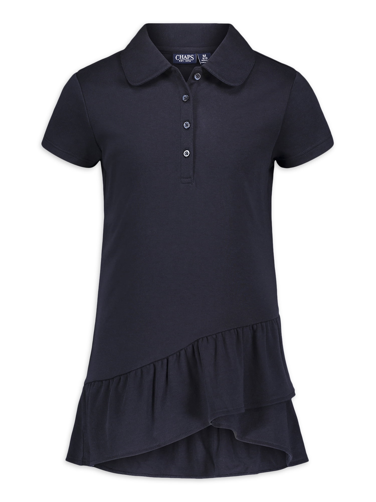 CHAPS Girls School Uniform Fashion Hem Top, Sizes 716