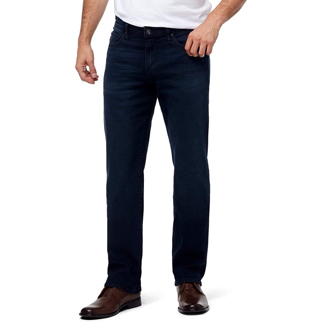 CHAPS Men's Comfort Stretch Slim Straight Jeans (Abyss, 34Wx32L