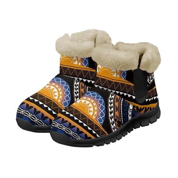 CHAQLIN Ankle Boots for Women Water Resistant Snow Boots Faux Fur Cozy Warm Winter Boots Outdoor Shoes for Walking Hiking