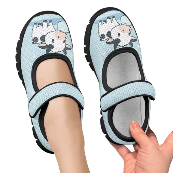 CHAQLIN Baby Girls Sneakers Kids Tennis Running Shoes Storybook Lightweight Hook and Loop Casual Walking Shoes